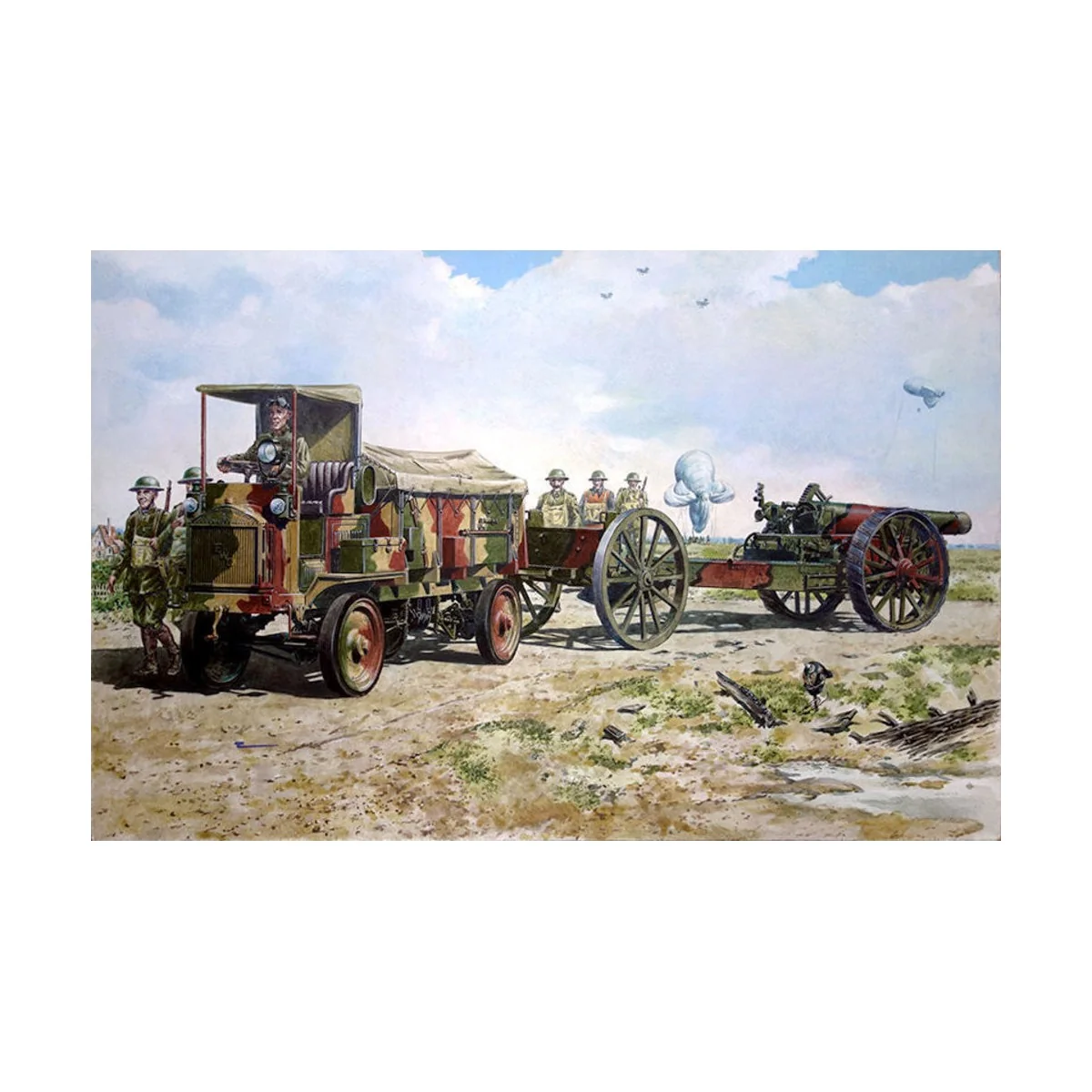 FWD Model B 3 ton&BL 8-inch howitzerMKVI - Roden 713