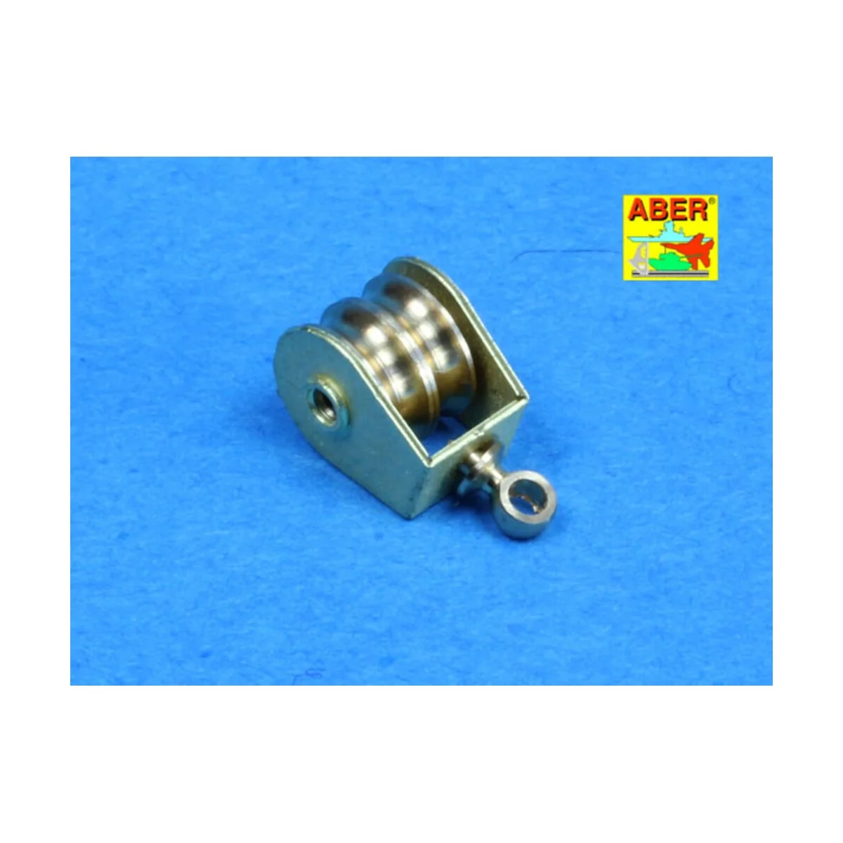 All- purpose double Pulley x 2pcs - Aber Models R-09N All- purpose double Pulley x 2pcs - Aber Models R-09N