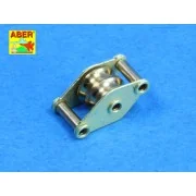 All- purpose double Pulley x 2pcs - Aber Models R-09N All- purpose double Pulley x 2pcs - Aber Models R-09N