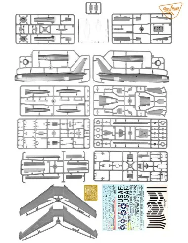 [NO_DESC] F-86A in Korea early variants, 1/48 - Clear Prop Models C...