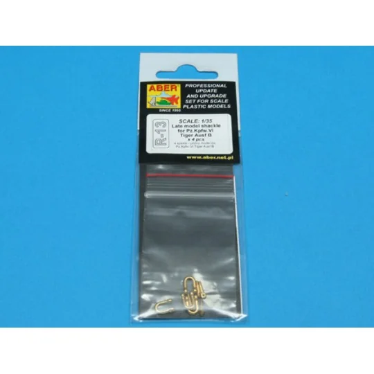 Late model shackle for Pz.Kpfw.VI Tiger Ausf B x4pcs - Aber Models ...
