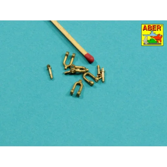 Late model shackle for Pz.Kpfw.VI Tiger Ausf B x4pcs - Aber Models ...