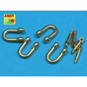Late model shackle for Pz.Kpfw.VI Tiger Ausf B x4pcs - Aber Models ...