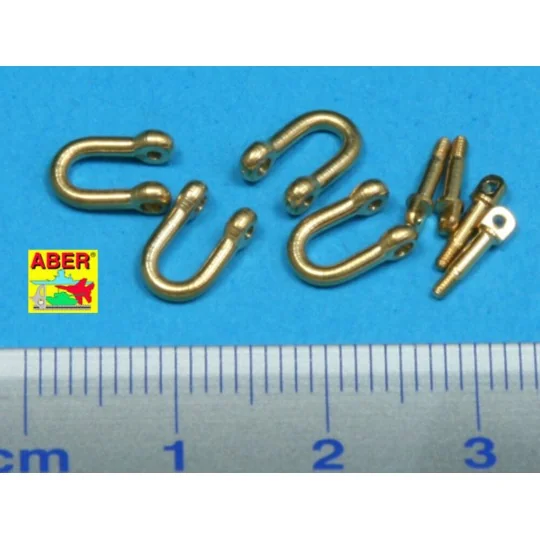 Late model shackle for Pz.Kpfw.VI Tiger Ausf B x4pcs - Aber Models ...