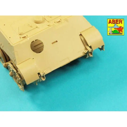 Late model shackle for Pz.Kpfw.VI Tiger Ausf B x4pcs - Aber Models ...