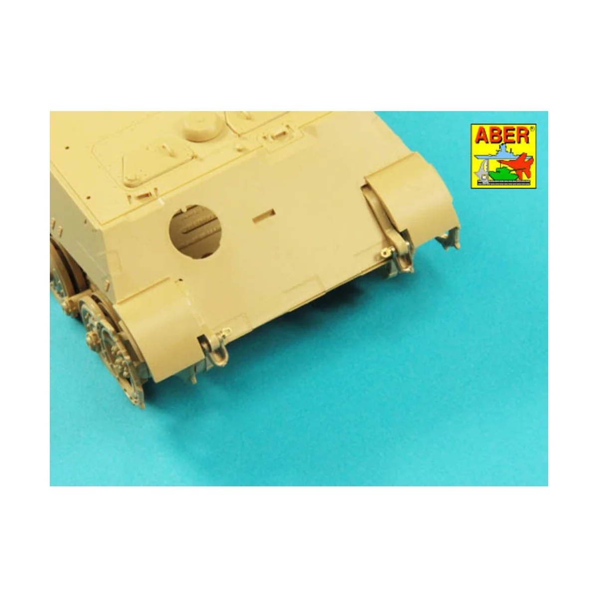 Late model shackle for Pz.Kpfw.VI Tiger Ausf B x4pcs - Aber Models ...