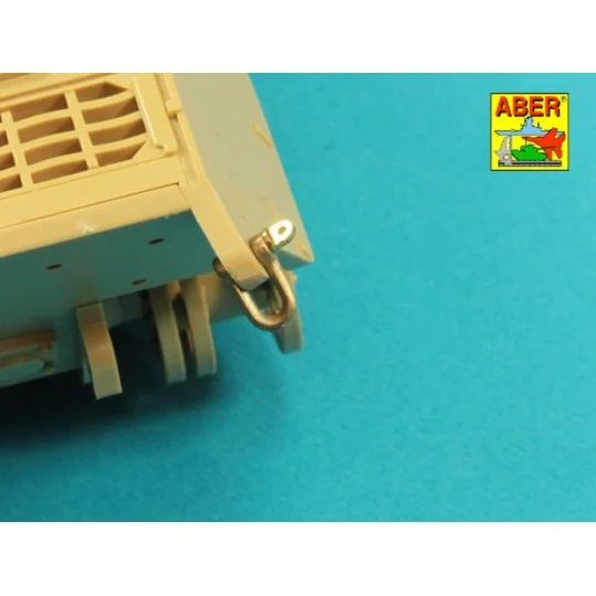 Late model shackle for Pz.Kpfw.VI Tiger Ausf B x4pcs - Aber Models ...