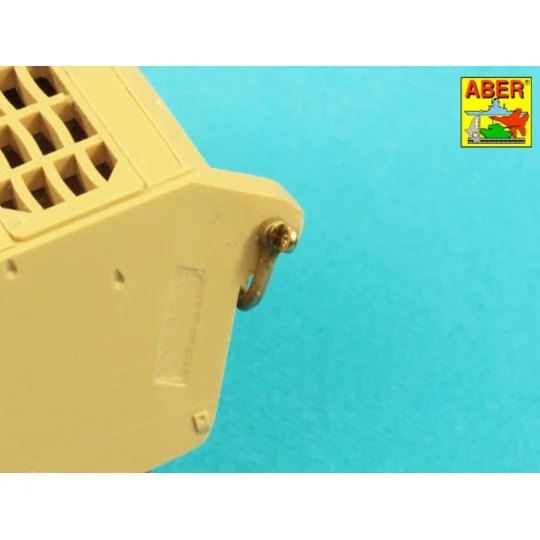 Late model shackle for Pz.Kpfw.VI Tiger Ausf B x4pcs - Aber Models ...