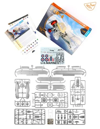 [NO_DESC] F4B-4 U.S MARINES, 1/48 - Clear Prop Models CP4827