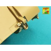 Late model shackle for Pz.Kpfw.VI Tiger Ausf B x4pcs - Aber Models ...