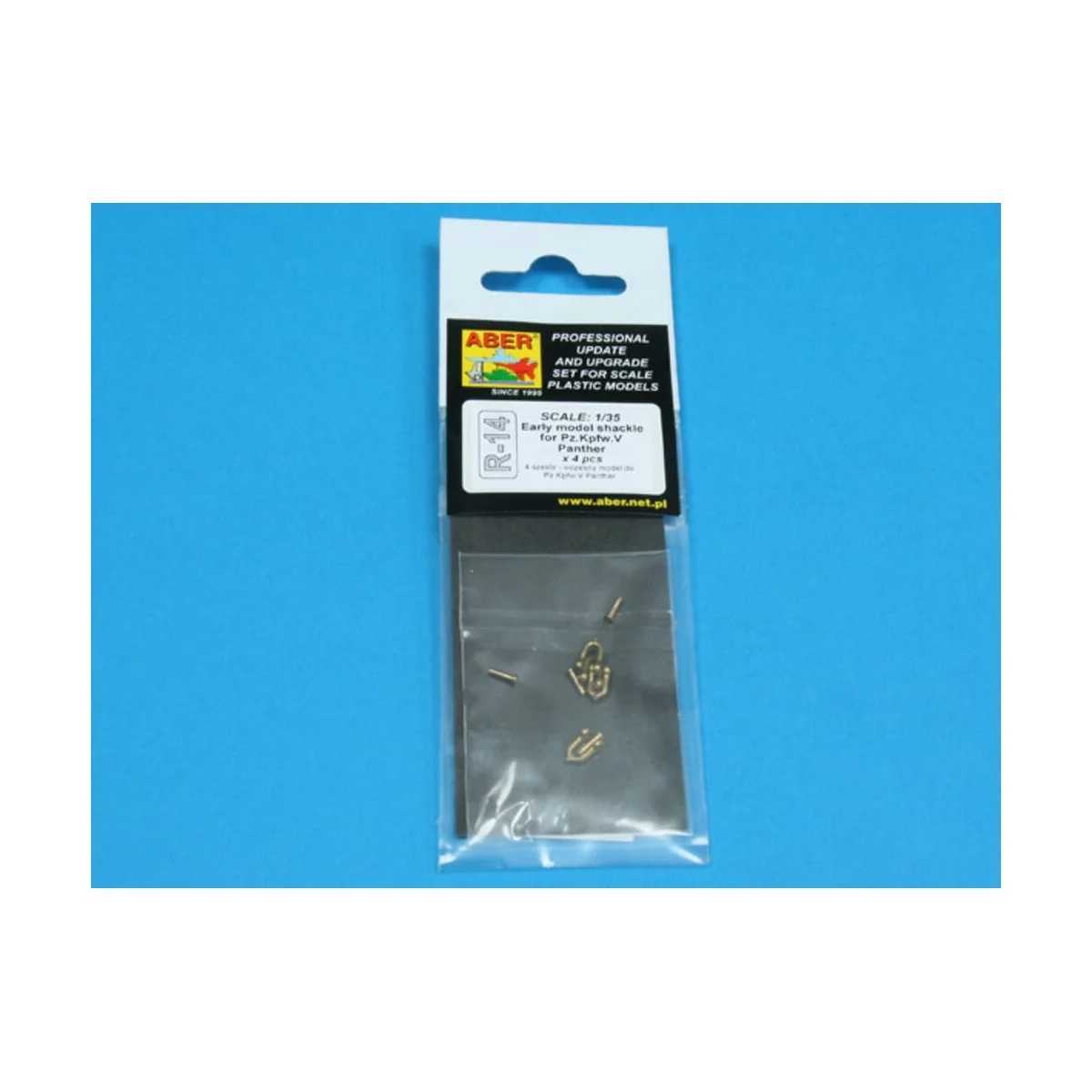 Early model shackle for Pz.Kpfw.VPanther x 4pcs - Aber Models R-14