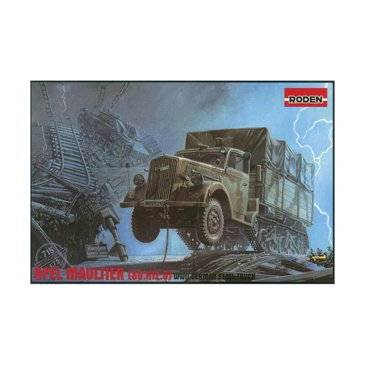 Opel Maultier, 1/72 - Roden 715 Opel Maultier, 1/72 - Roden 715