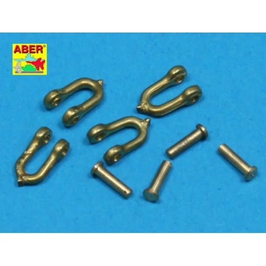 Early model shackle for Pz.Kpfw.VPanther x 4pcs - Aber Models R-14