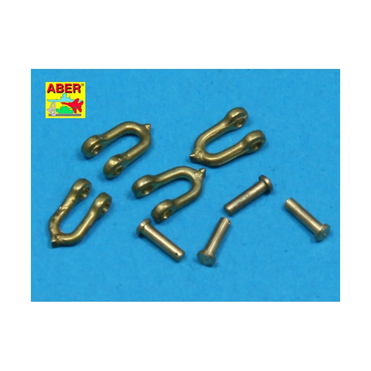 Early model shackle for Pz.Kpfw.VPanther x 4pcs - Aber Models R-14