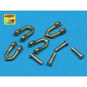 Early model shackle for Pz.Kpfw.VPanther x 4pcs - Aber Models R-14