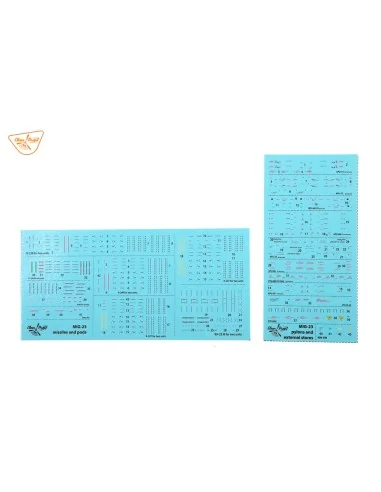 MiG-23 Weapon Set, 1/72 - Clear Prop Accessories CPW7201