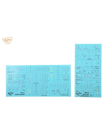 MiG-23 Weapon Set, 1/72 - Clear Prop Accessories CPW7201