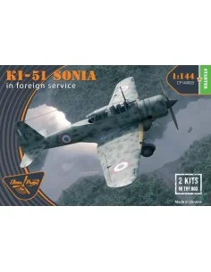Ki-51 Sonia (2 in box) in foreign service, 1/144 - Clear Prop Model...