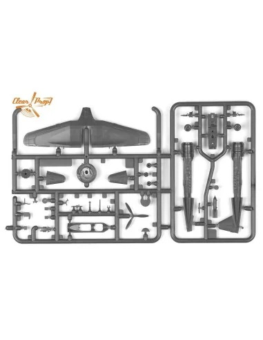Ki-51 Sonia (2 in box) in foreign service, 1/144 - Clear Prop Model...