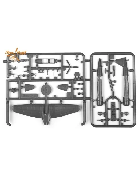 Ki-51 Sonia (2 in box) in foreign service, 1/144 - Clear Prop Model...