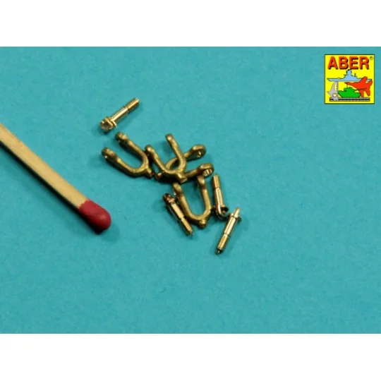 Late model shackle for Pz.Kpfw.V Panther x 4pcs - Aber Models R-16