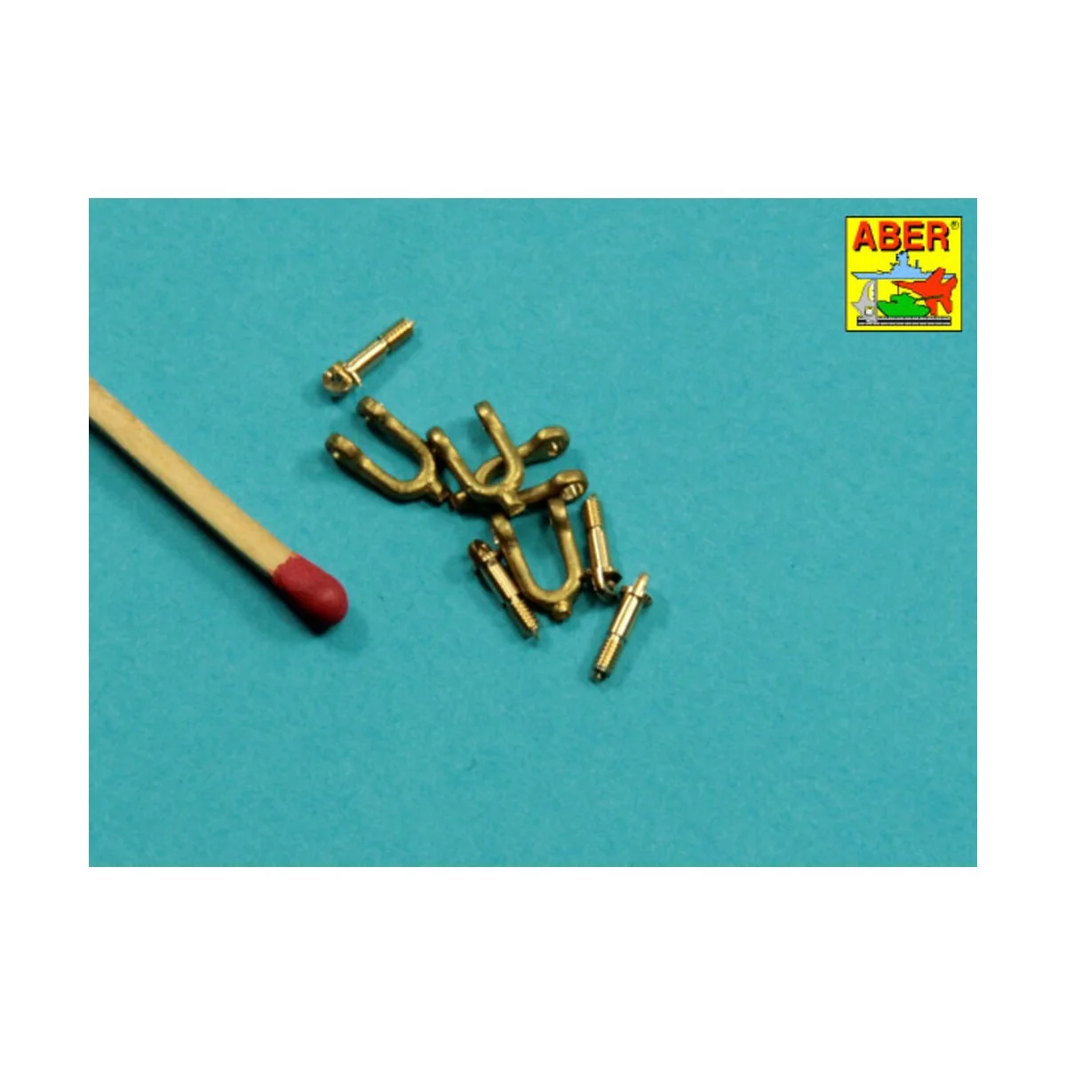 Late model shackle for Pz.Kpfw.V Panther x 4pcs - Aber Models R-16