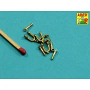 Late model shackle for Pz.Kpfw.V Panther x 4pcs - Aber Models R-16