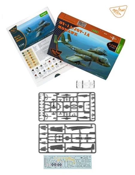 [NO_DESC] OV-1 A/JOV-1A Mohawk, 1/144 - Clear Prop Models CP144004