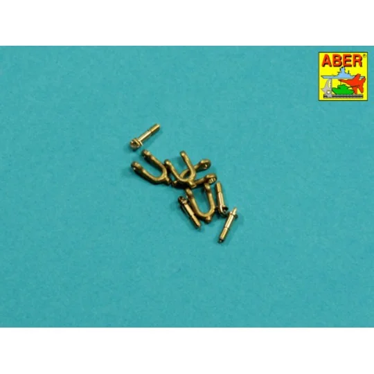 Late model shackle for Pz.Kpfw.V Panther x 4pcs - Aber Models R-16