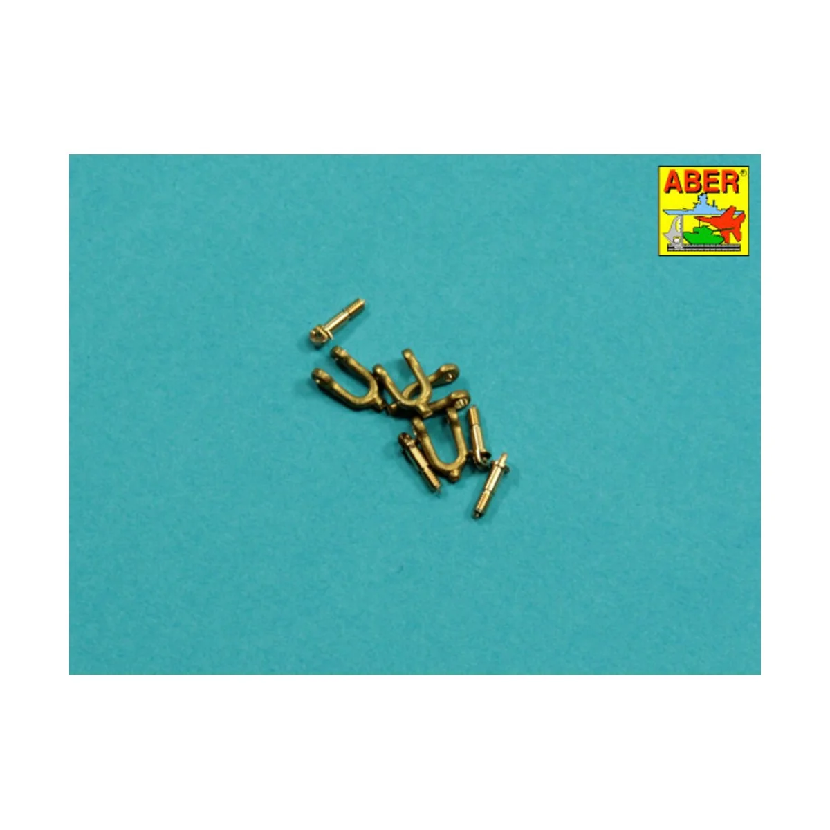 Late model shackle for Pz.Kpfw.V Panther x 4pcs - Aber Models R-16