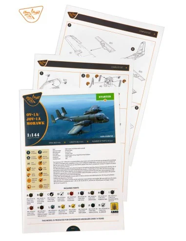 OV-1 A/JOV-1A Mohawk, 1/144 - Clear Prop Models CP144004