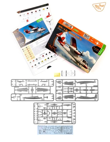 OV-1B Mohawk Pilot School, 1/144 - Clear Prop Models CP144008