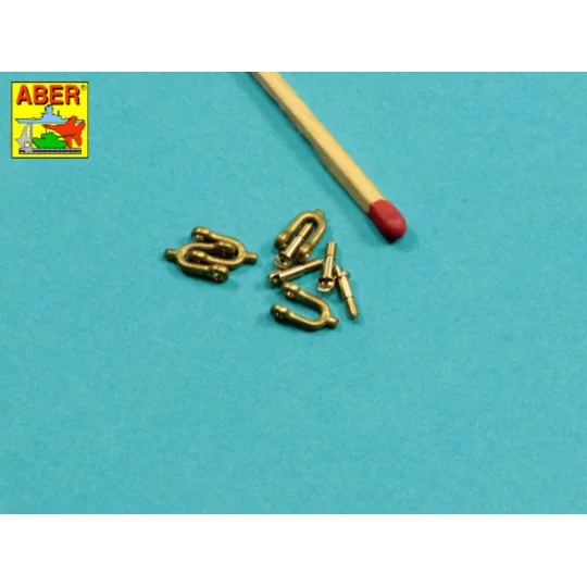 Late model shackle for Pz.Kpfw.V Panther x 4pcs - Aber Models R-16