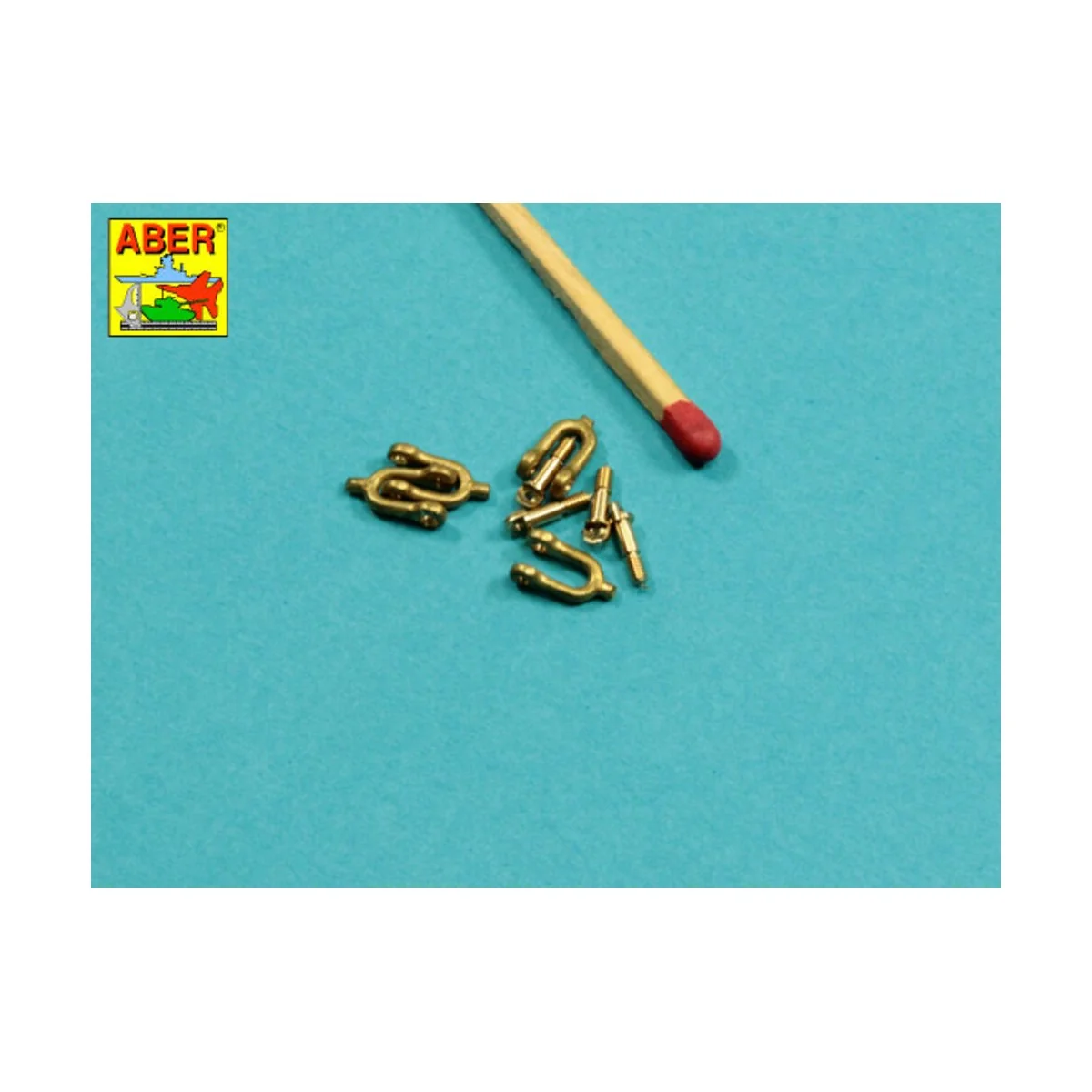 Late model shackle for Pz.Kpfw.V Panther x 4pcs - Aber Models R-16