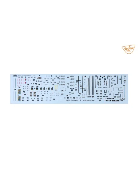 OV-1B Mohawk Pilot School, 1/144 - Clear Prop Models CP144008
