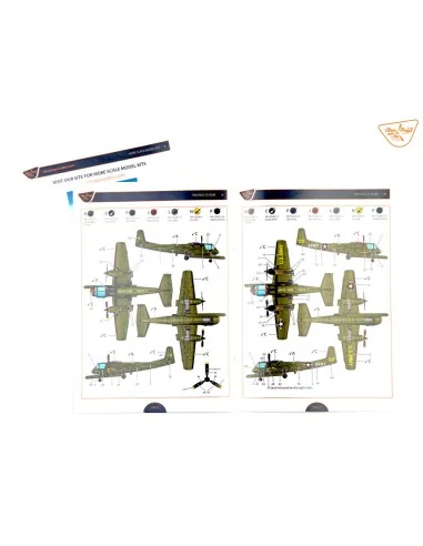 [NO_DESC] OV-1B Mohawk With SLAR unit, 1/144 - Clear Prop Models CP...