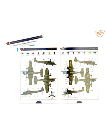 OV-1B Mohawk With SLAR unit, 1/144 - Clear Prop Models CP144009