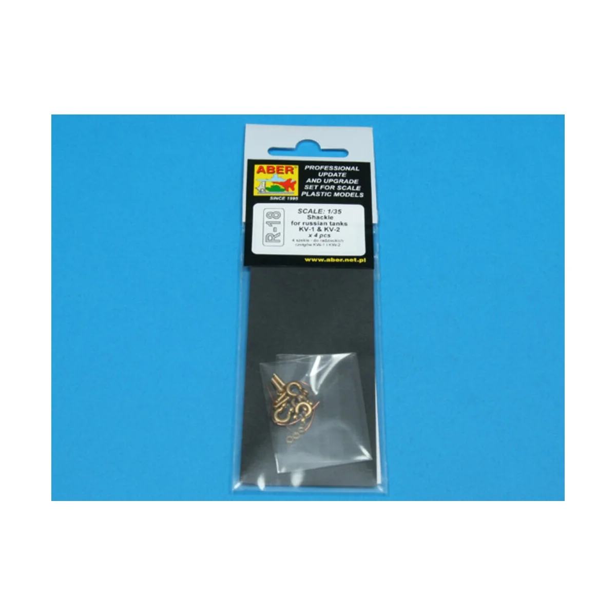 Scale: 1/35 Shackkle for russian tanks KV-1&KV-2x4 - Aber Models R-18 Scale: 1/35 Shackkle for russian tanks KV-1&KV-2x4 - Aber Models R-18