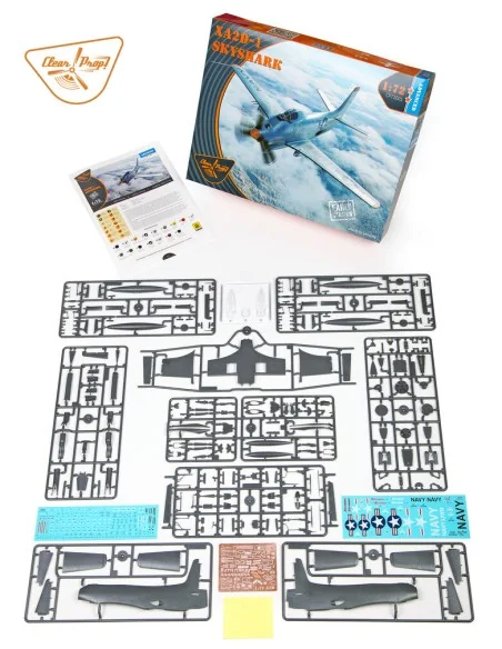 XA2D-1 Skyshark, 1/72 - Clear Prop Models CP72005