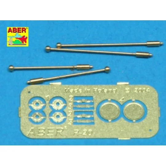 German width indicator for Sd.Kfz.234 x 4 pcs - Aber Models R-20