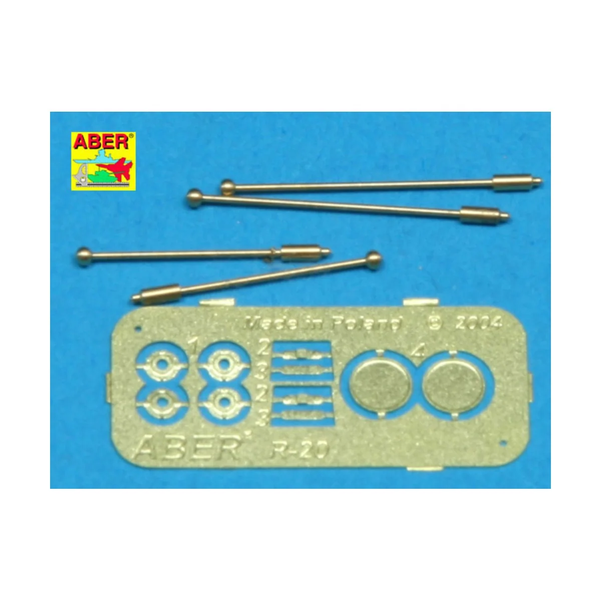 German width indicator for Sd.Kfz.234 x 4 pcs - Aber Models R-20