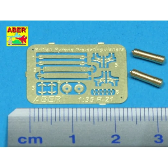 WWII (early)Pyrene Fire-extinguishers used in British Army x2 - Abe...