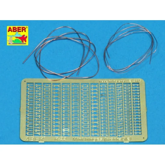 Mini hinges (workable) - Aber Models R-22