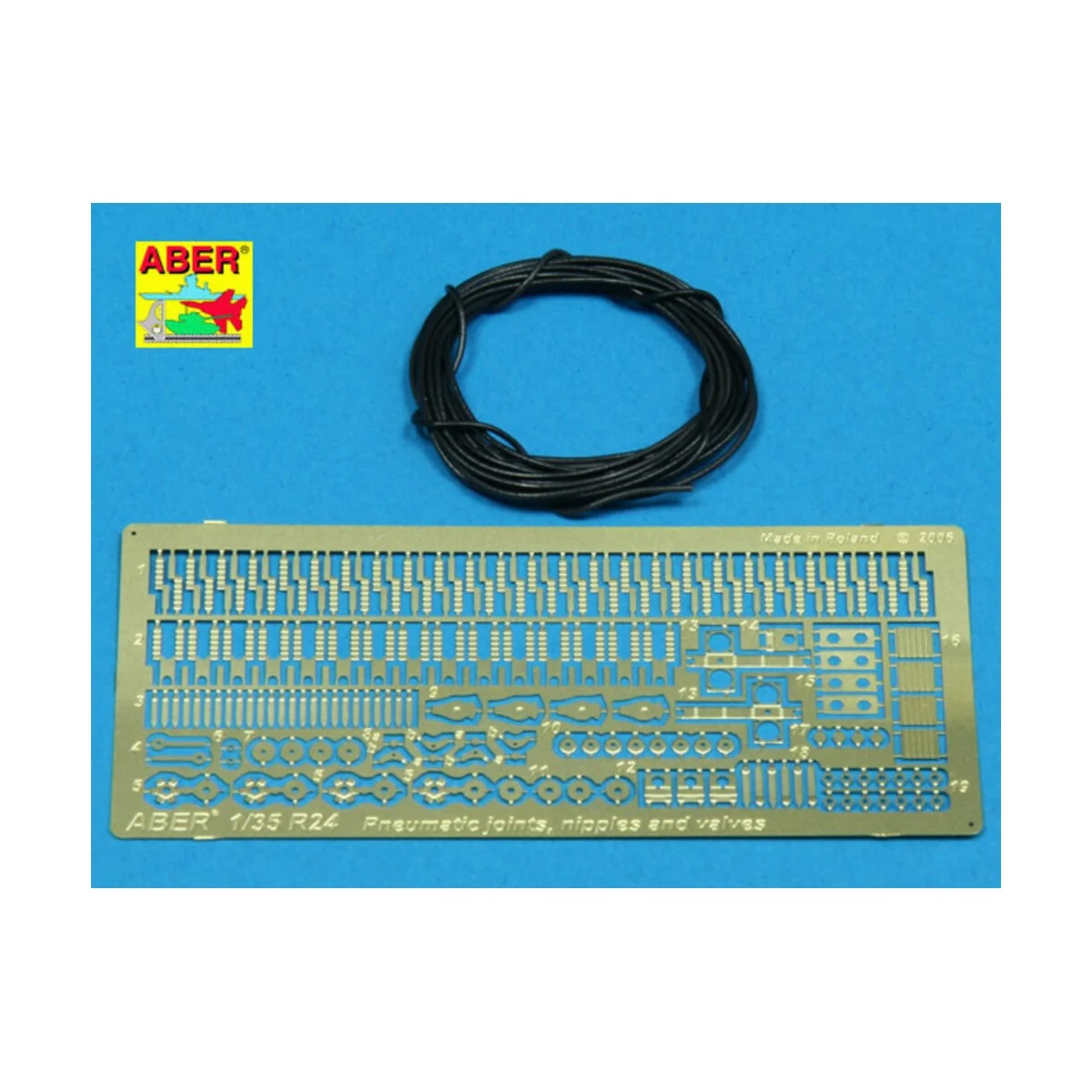 Pneumatic joints, nipples and valves - Aber Models R-24