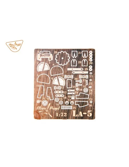 [NO_DESC] La-5 (early version), 1/72 - Clear Prop Models CP72014