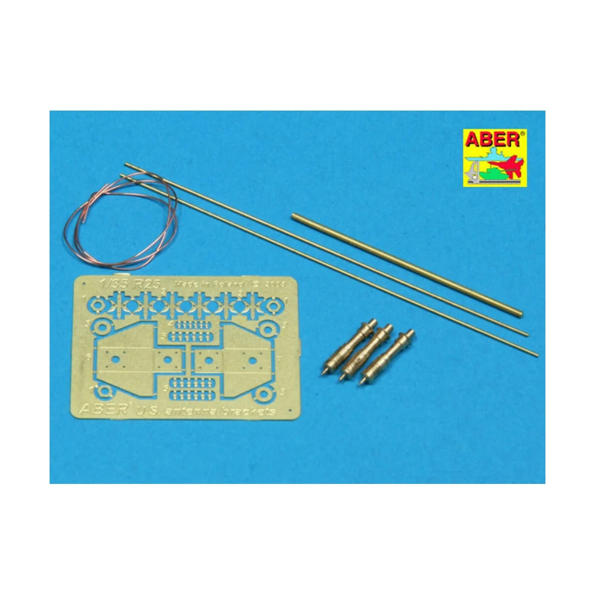 US antenna & brackets - Aber Models R-25