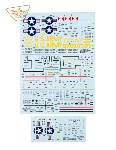 OV-1 A/JOV-1A Mohawk, 1/72 - Clear Prop Models CP72016