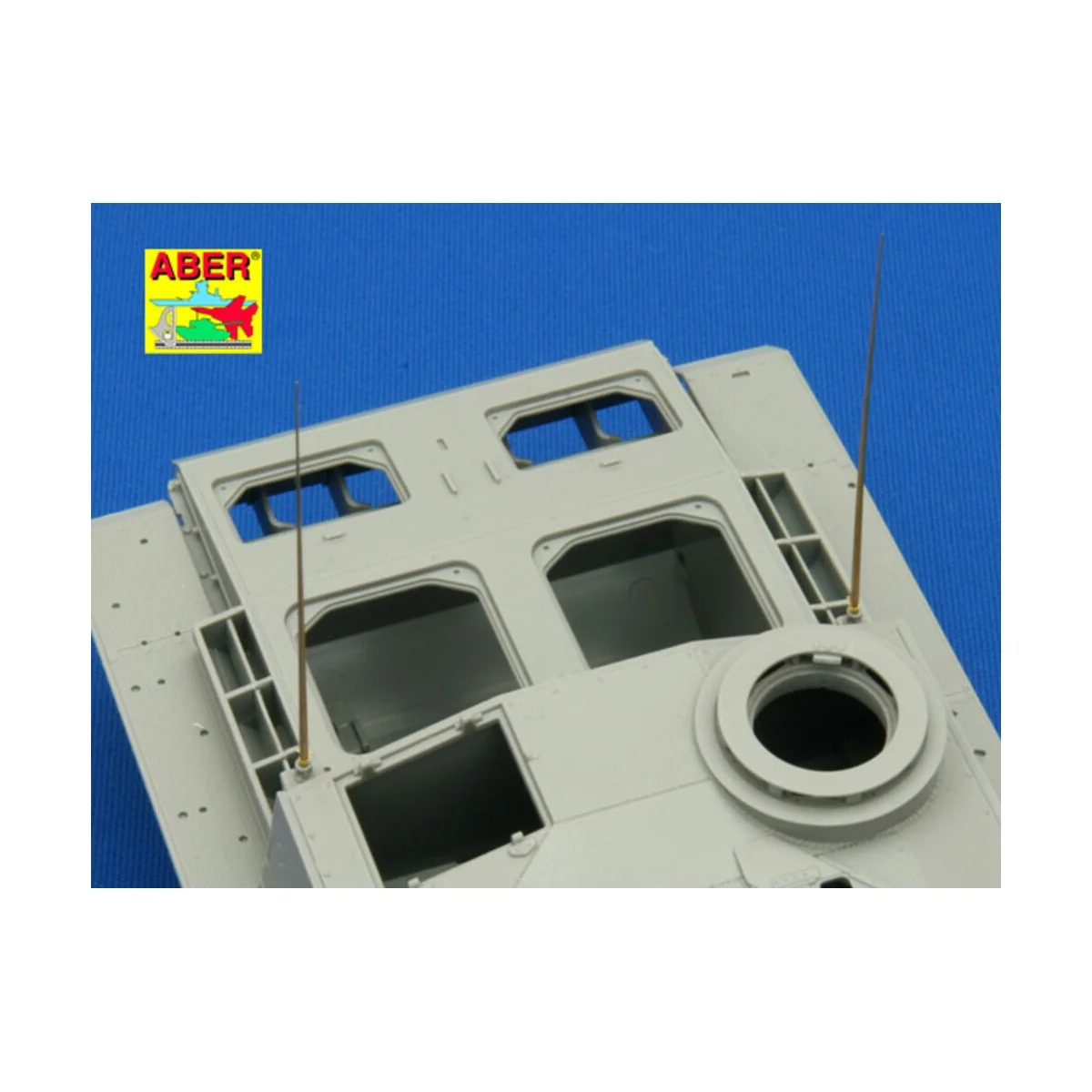 German 2m aerials(set of 3pcs) - Aber Models R-26