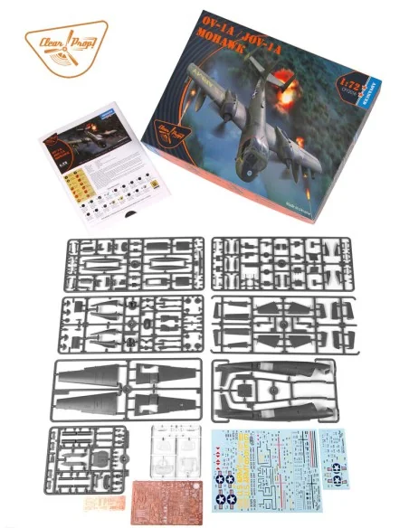 OV-1 A/JOV-1A Mohawk, 1/72 - Clear Prop Models CP72016
