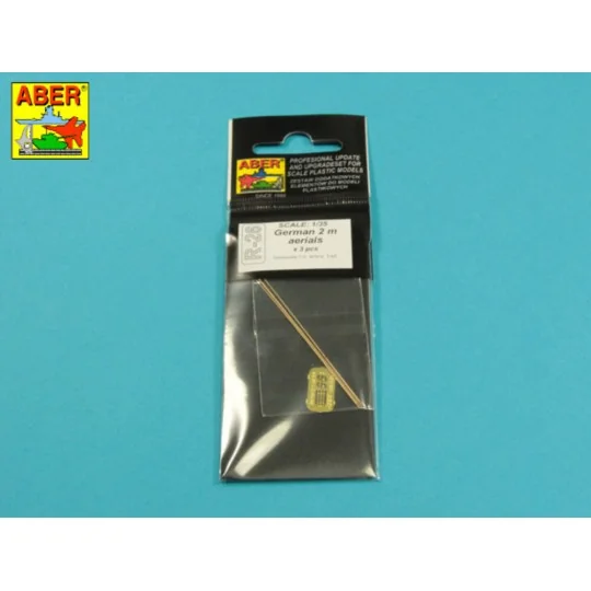 German 2m aerials(set of 3pcs) - Aber Models R-26